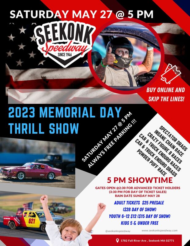 Seekonk Speedway Memorial Day Thrill Show